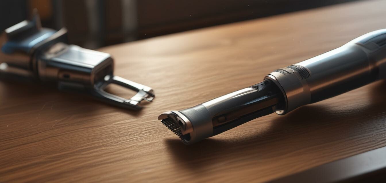 Electric clippers on a table