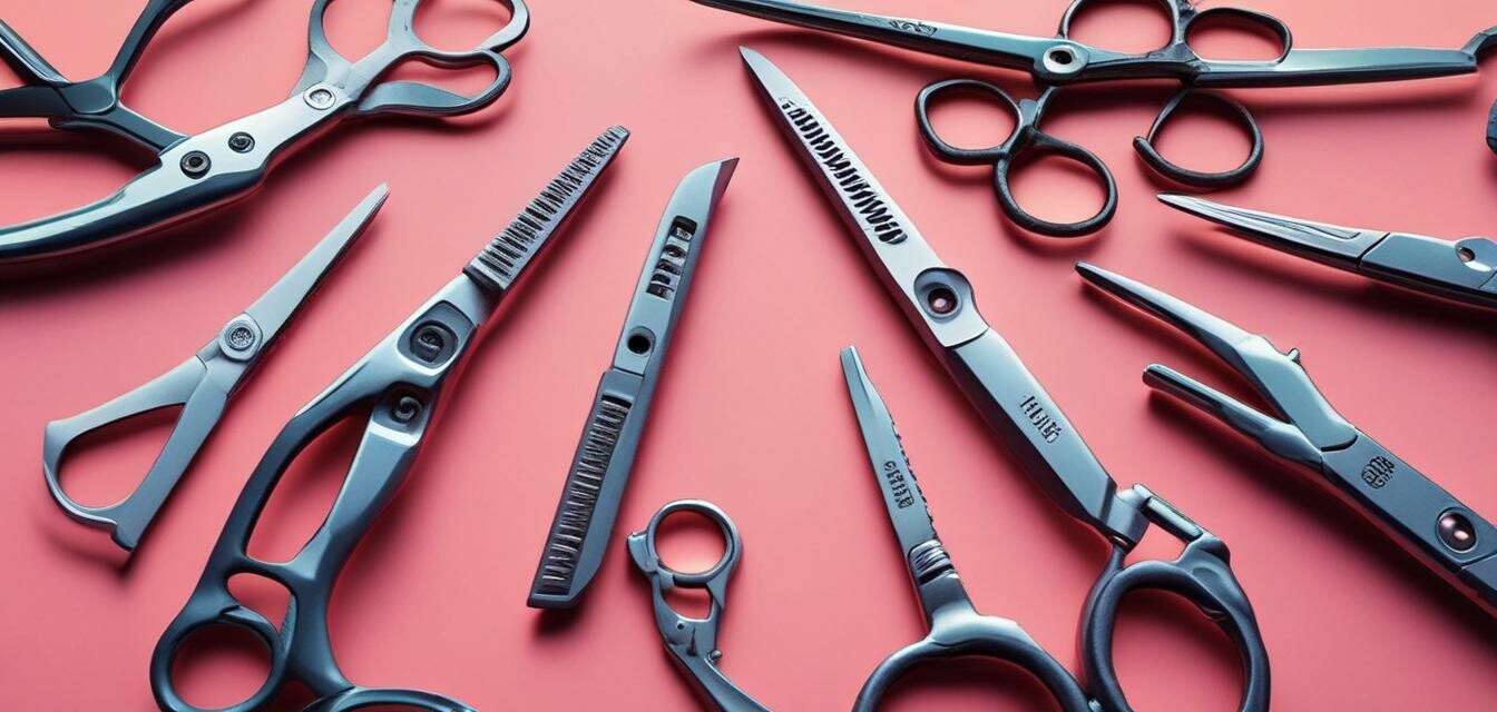 Hair cutting scissors and shears